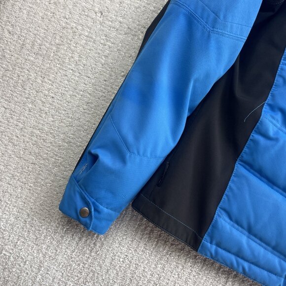 Obermeyer Circuit Down Ski Jacket Women’s Sz 8 Blue Winter Snowboarding Coat ** - Picture 15 of 16